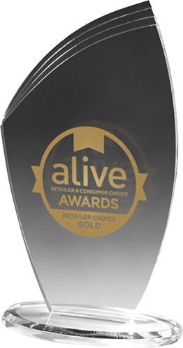 Clear Allure Acrylic Award (4 1/2