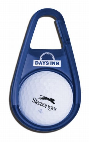 Carabiner Golf Ball Holder With Ball Marking Guide (3 3/4