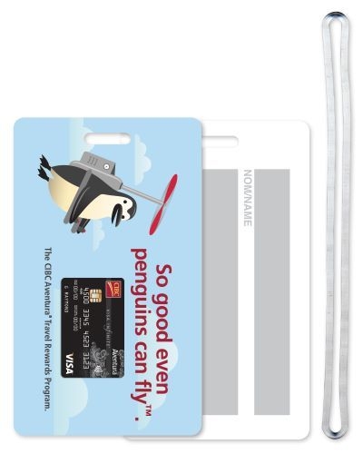 4 Color Process Standard Size Write-On Surface Luggage Tag