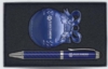 Carbon Fiber Ballpoint Pen and Holiday Bulb Ornament