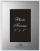 Satin Silver 5x7 Picture Frame