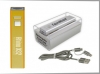 2600 mAh Portable Power Bank Charger w/ Duo Charging Cord (Plastic Presentation Case)