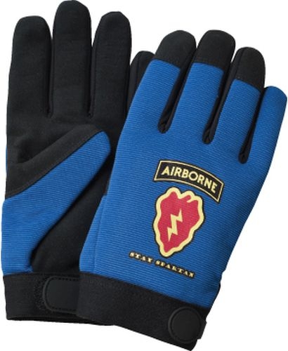 Blue Touchscreen Mechanics Gloves