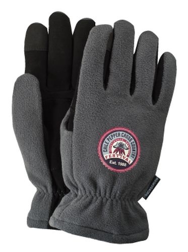 Touchscreen Winter Lined Fleece & Leather Gloves