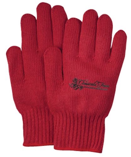 Red Knit Gloves