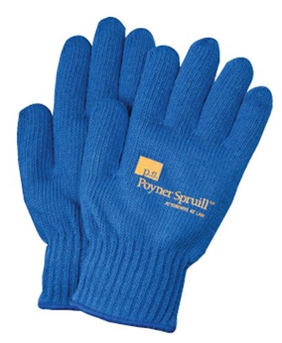 Royal Blue Knit Gloves