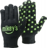 Black Knit Gloves w/Step & Repeat Imprint
