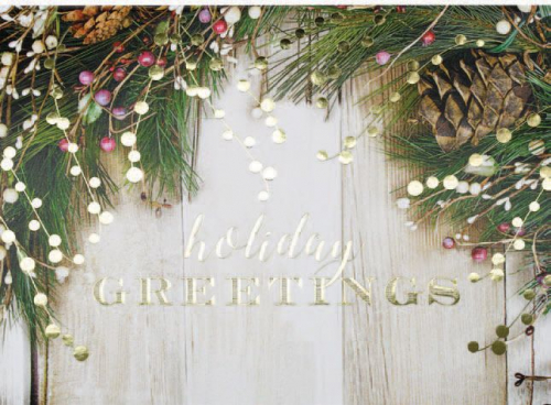 Rustic Holiday Card