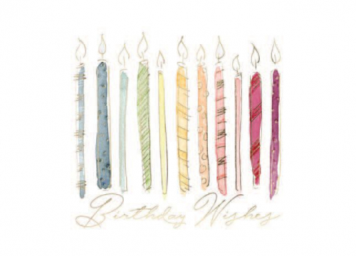 Candle Wishes Card