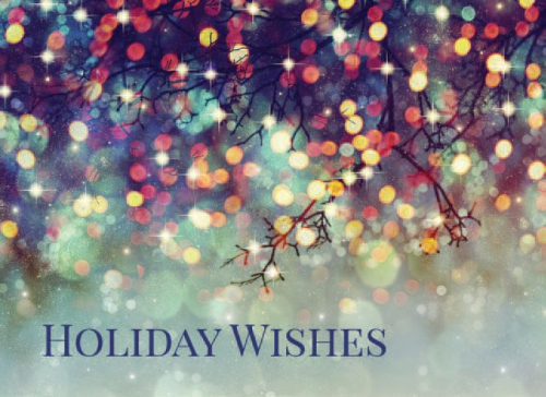 Twinkling Wishes Holiday Card