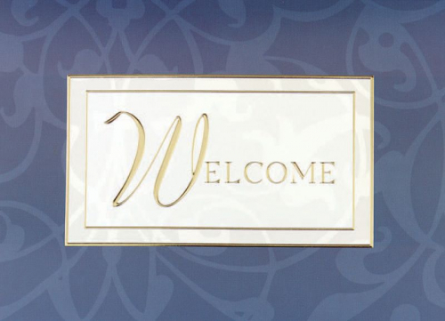 Blue Welcome - NEW
