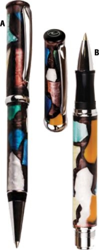 Ipicasso™ Ballpoint Pen & Rollerball Pen w/Picasso Designed Body Set