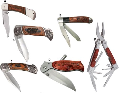Sabre Series Wood Handle Multi-Function Tool & Knife