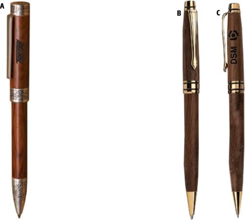 Wooden Ballpoint Pen And Pencil Set