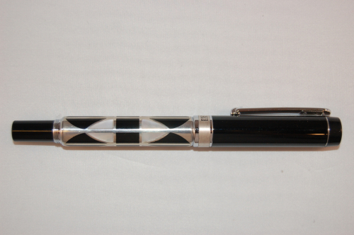 Ingenue Inlayed Mother-of-Pearl & Black Onyx Rollerball Pen