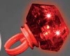Red Light Up Diamond Ring