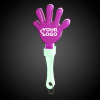 Light Purple & White Hand Clapper w/ Attached J Hook