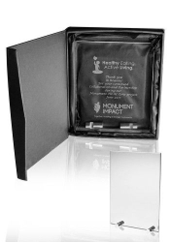 Small Chroma Glass Awards with Double Stand