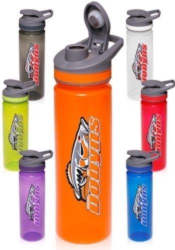 22 oz Flip Top Plastic Sports Bottles