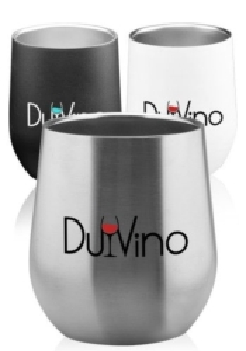 11 oz. Stainless Steel Stemless Wine Glasses