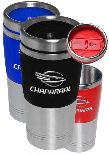 16 Oz. Stainless Steel and Plastic Tumbler