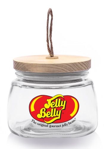 38 oz Round Glass Candy Jars with Wooden Lids