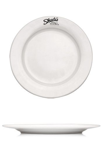 9 in. Vitrified Porcelain Rimmed Plates
