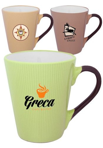 11 Oz. Ceramic Latte Mugs