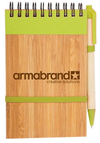 ECO Bamboo Cover Jotter Notebooks