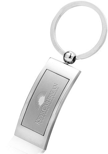 Arched Rectangle Key Chain