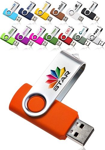8 GB Swivel USB Flash Drive