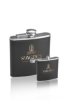 6 oz Aster Steel & Leather Hip Flask
