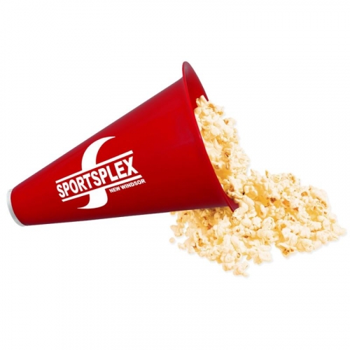 Megaphone with Popcorn Cap
