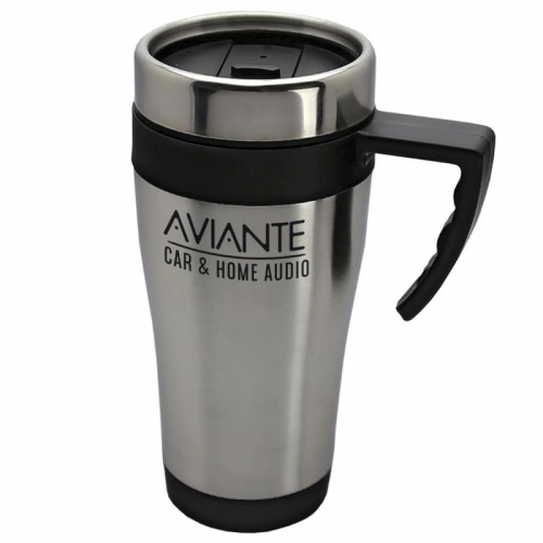 The Passenger - 14 Oz. Stainless Steel Auto Mug with Handle