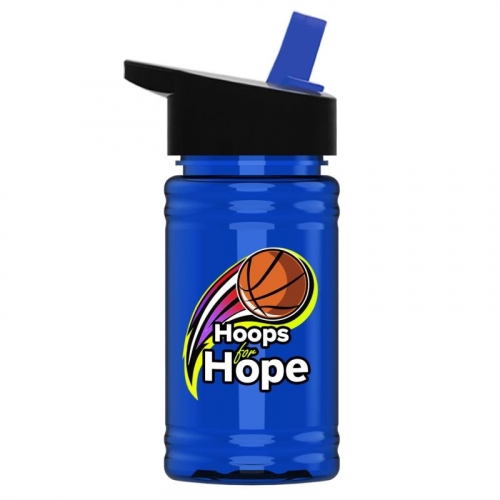 UpCycle Mini - 16 oz. rPET Sport Bottle with Flip Straw Lid
