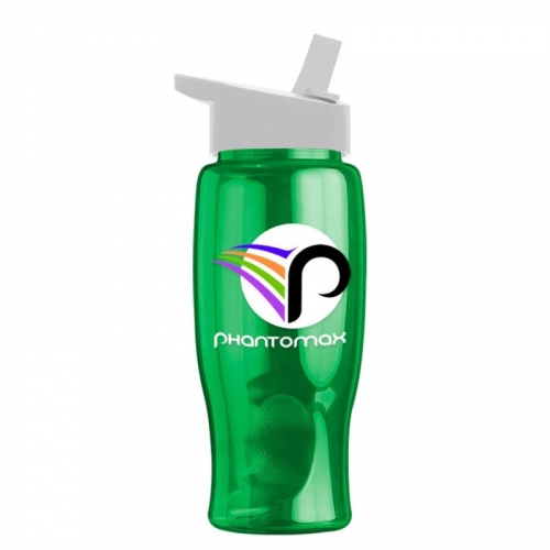 Poly-Pure - 27 oz. Bottle -Flip Straw Lid - Digital