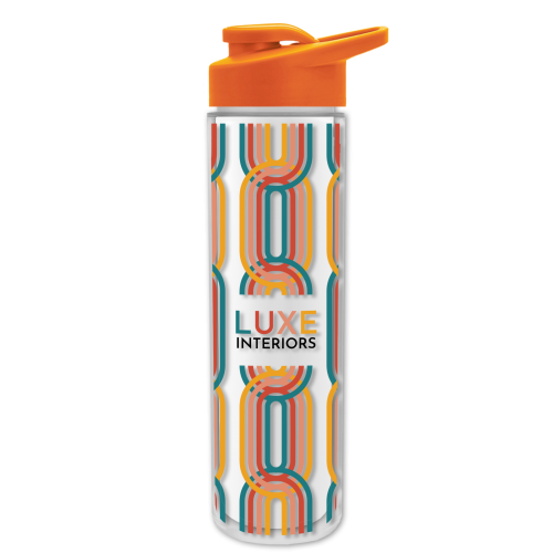 The Chiller - 16 oz. Insulated Bottle with Drink thru lid and Full Color Insert