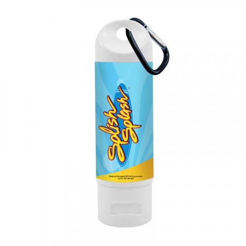 2oz. SPF 30 Sunscreen Lotion With Carabiner