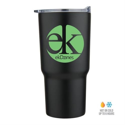 Contoured 30 Oz. Stainless Steel Copper Double Lined Tumbler