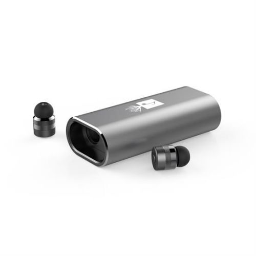 UL Classic Aluminum 2 in 1 TWS Bluetooth Earbuds with 200mAh Power Bank