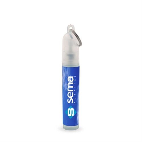 Mini Antibacterial Hand Sanitizer Pocket Spray w/Keychain