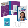 Awareness Tek Booklet with Traditional Rectangular Shaped Dental Floss
