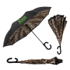 The Leopard ViceVersa Inverted Umbrella - Manual-Open, Reverse Closing