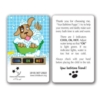 Stock Puppy Tub Tester Card w/ Temperature Strip