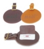 Round Leather Luggage Tag 4.5