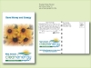 Black Eyed Susan Flower Seed Packet - Postcard Mailer Size  4