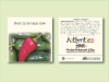 Jalapeno Pepper Seed Packet  - Square Size  3.25