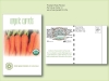 Organic Carrot 'Scarlet Nantes' Seed Packet  - Postcard Mailer Size  4