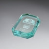 Beveled Octagon Lucite Paperweight