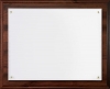 Certificate/Overlay Walnut Finish Plaque for 8